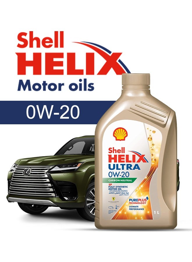 Shell Engine Oil – For Lexus LX 600 V6 2024 - 2021, 8 Liter,  0w20 Shell - With Engine Oil Filter - 2021 2022 2023 2024