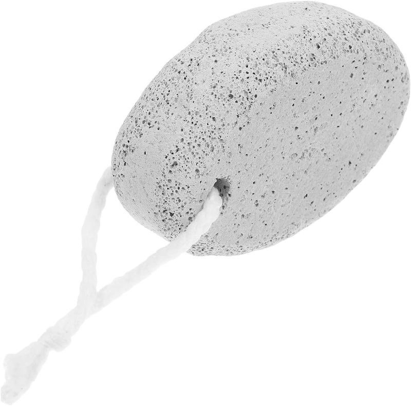 Natural Pumice Stone for Feet and Heels Oval Volcanic Lava Foot Buffer Callus Remover for Pedicure and Dry Dead Skin Removal - Image 1