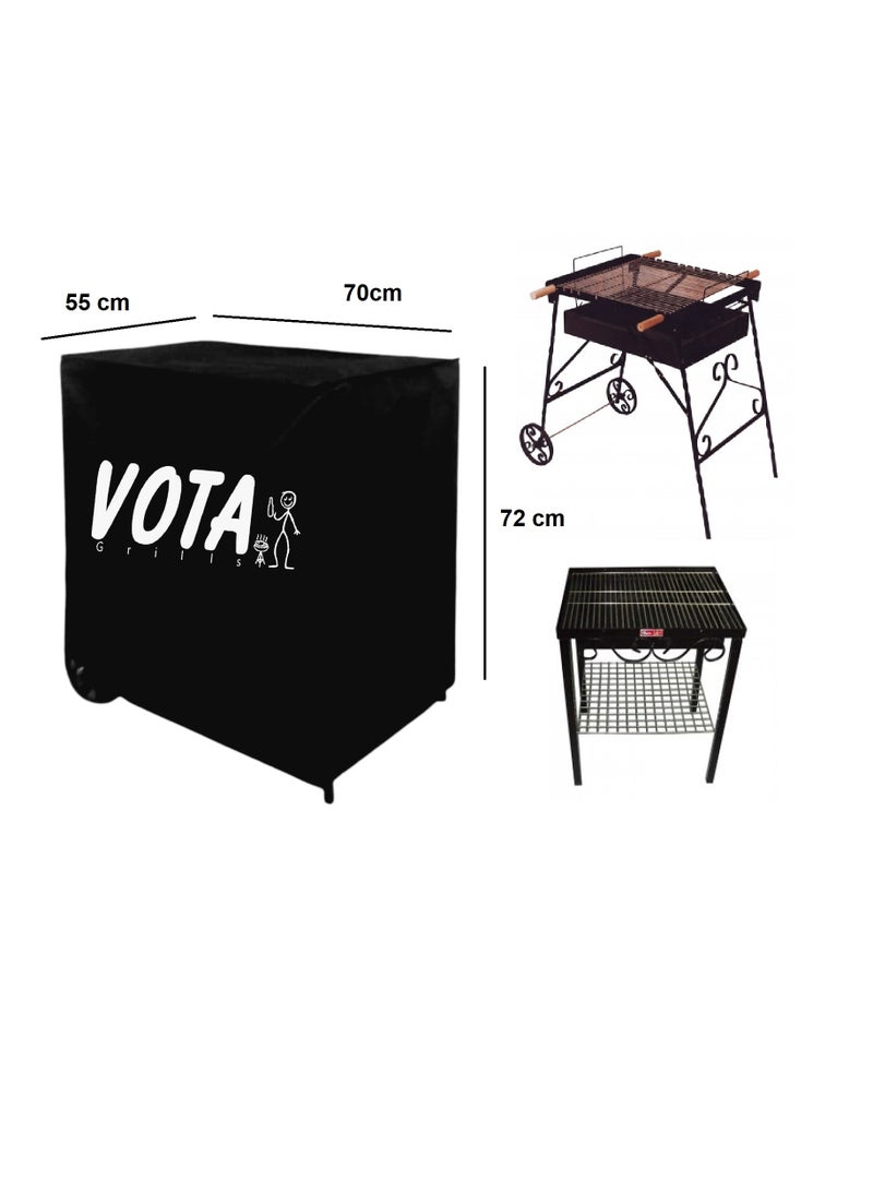 فوتا جريلز غطاء شوايه صغير 70*55*72 - Image 3