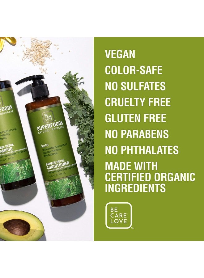 BCL Spa Kale Damage Detox Shampoo 12Oz - Image 2