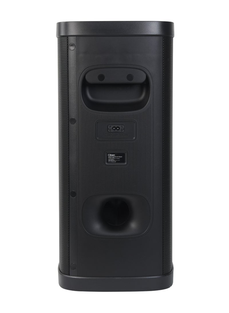 Clikon Rechargeable Boombox Bluetooth Wireless Trolley Speaker With Remote,USb/Sd/Tf/Fm Radio And Dynamic Light Show - Image 5