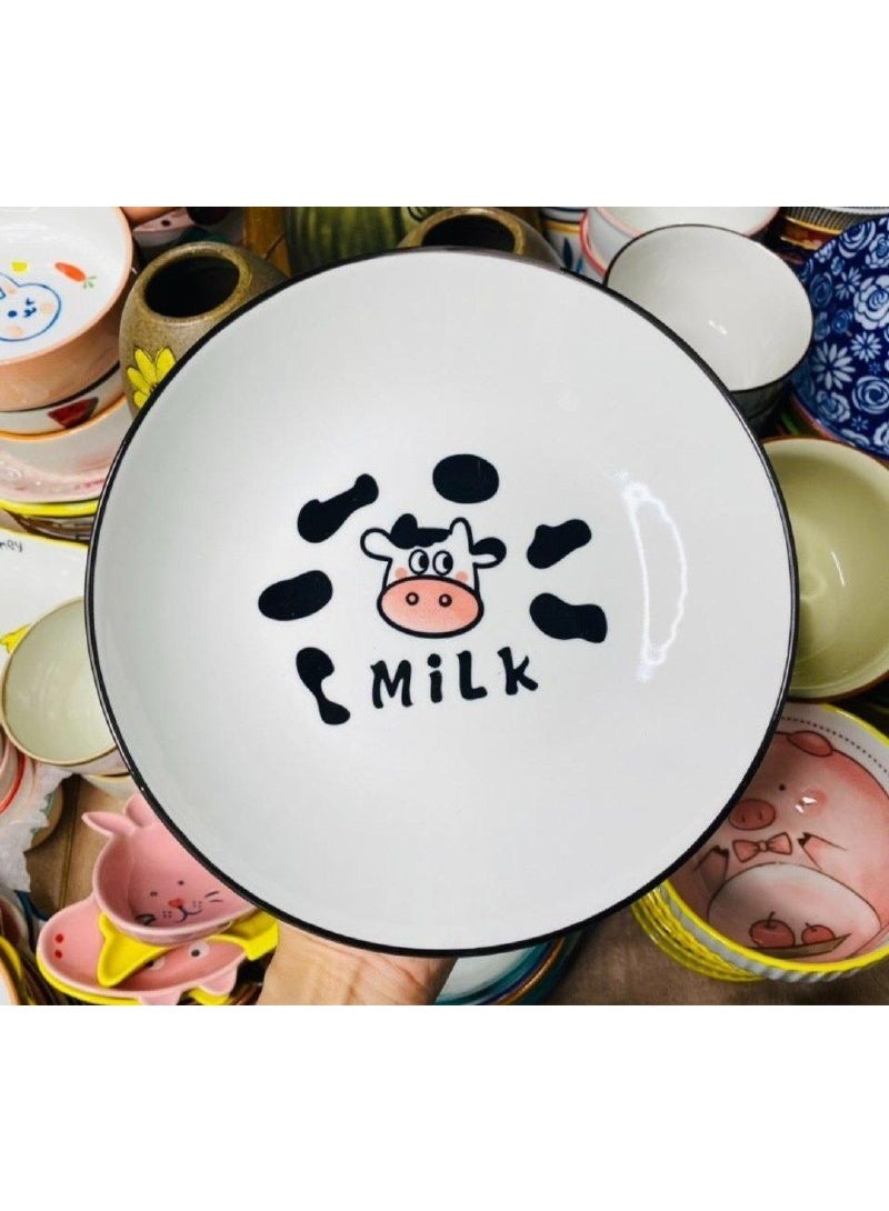 طبق بورسلين البقره حجم 18 سم - Image 2