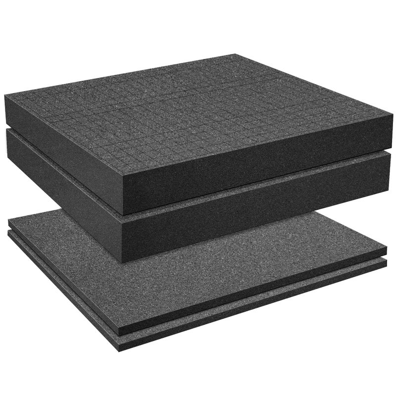 DECOHS Pick Apart Inserts  2 Sizes of Pre Cut Foam Sheets for Board Game Boxes Storage Drawers