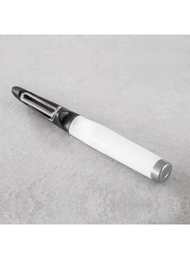 KitchenAid Ergonomic Handle Dishwasher Safe Classic Euro Peeler Black and White 5 cm KCG112OHWHE - Image 4