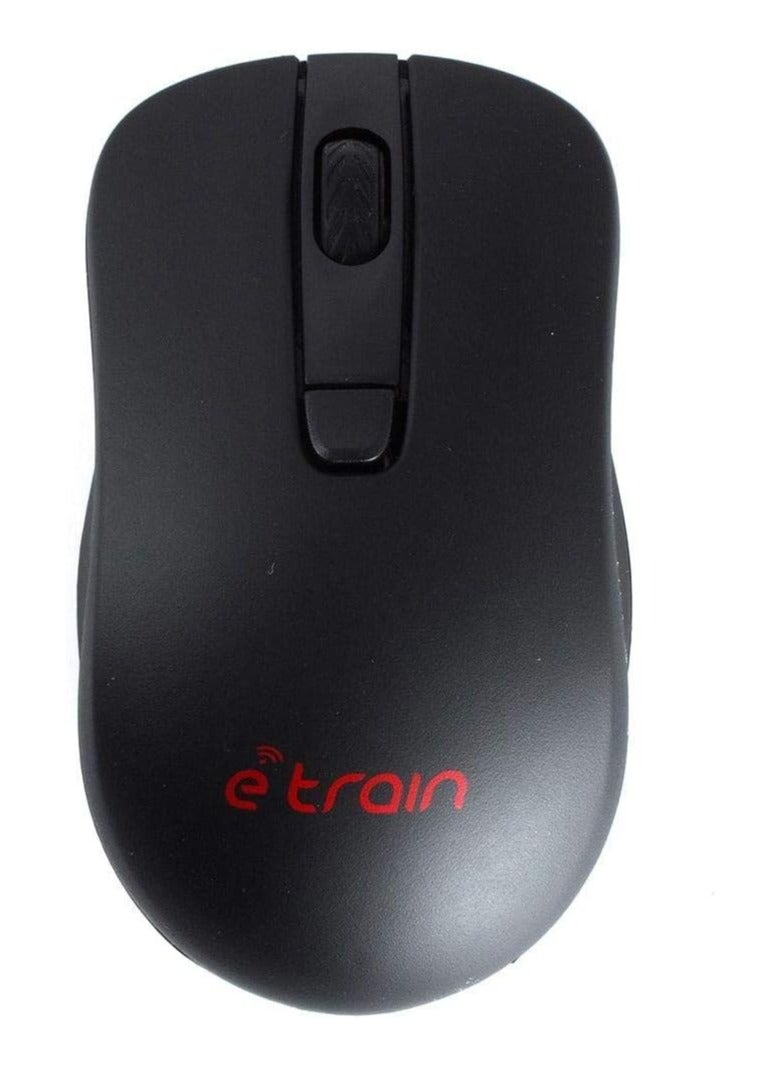 إي ترين (MO500) ماوس لاسلكي 1200 نقطة في البوصة - أسود - Image 1