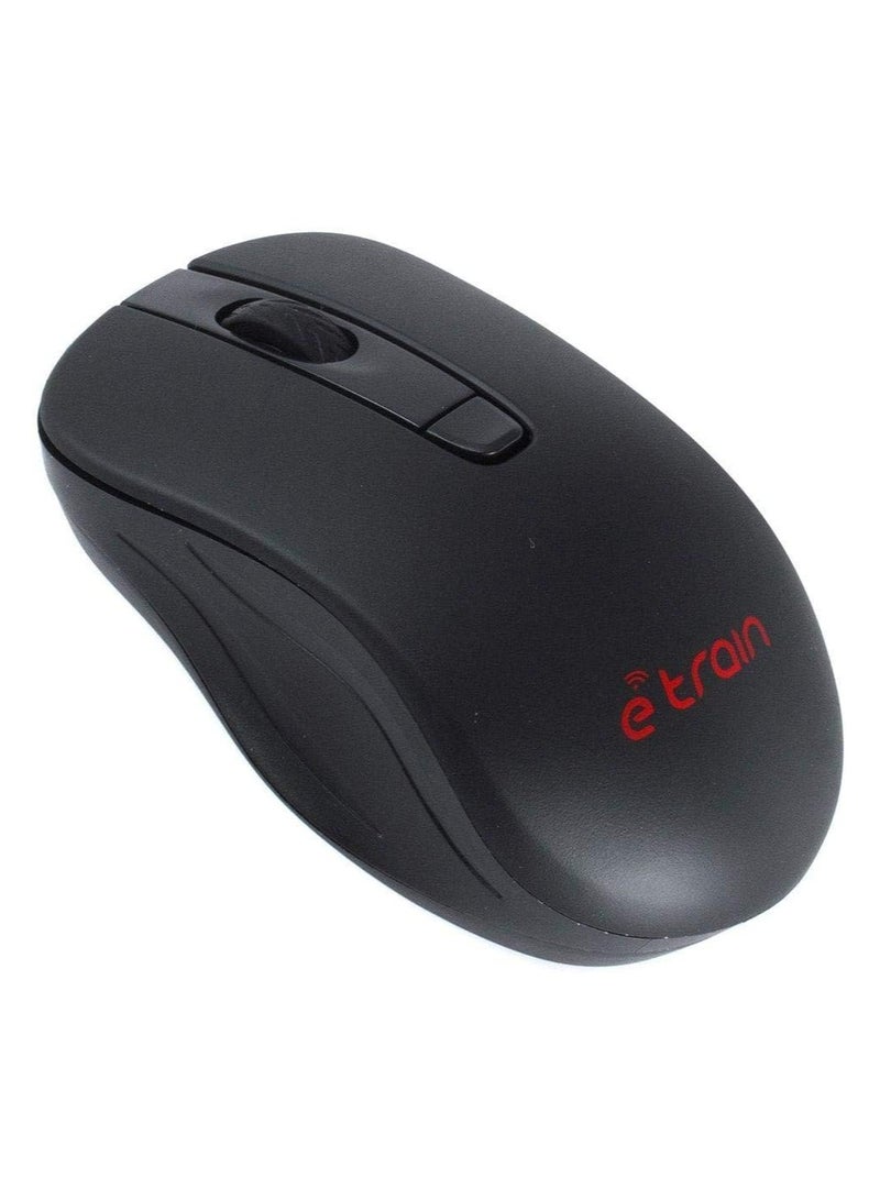 إي ترين (MO500) ماوس لاسلكي 1200 نقطة في البوصة - أسود - Image 3