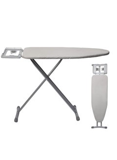 Generic Foldable Lightweight Ironing Board Ironing Board 110x33cm, Folding Ironing Stand with Jumbo Iron Rest, Heavy Sturdy Metal Frame Legs Iron Stand, Ironing Board Adjustable Height for Home Laundry Room or Dorm Use, Grey  - Image 2