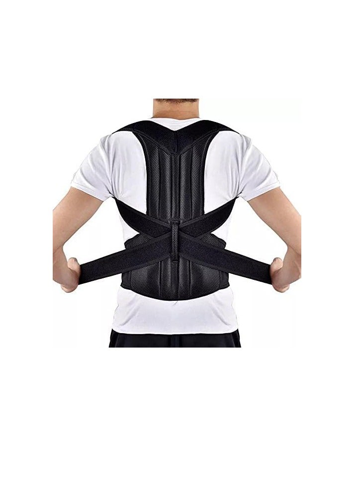 Suntown Back Brace Posture Corrector for Women and Men Back Lumbar Support Shoulder Posture Support for Improve Posture Provide and Back Pain Relief - Image 1