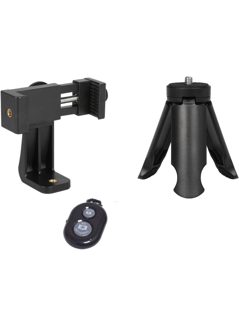 Universal Tripod Mount - 360° Rotating Phone Holder with Wireless Remote - Easy-to-Use Bracket for Stable Filming & Selfie Stick - Image 1