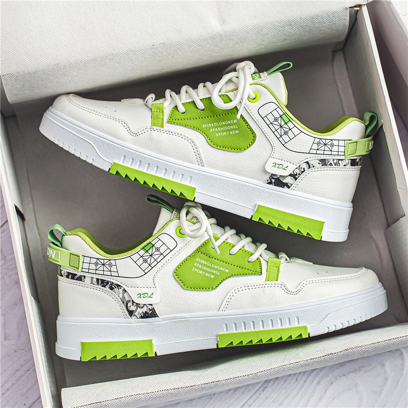 Men'S Shoes 2023 New Boys Cashew Flower Casual Flat Shoes Fleece-Lined Sports Work Tide Shoes - Image 1