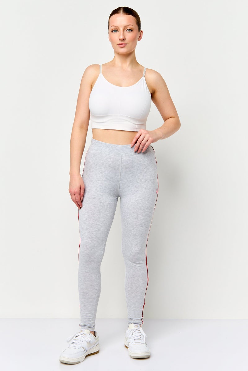 Spyder Women Regular Fit Embroidered Logo Sweatpants, Grey - Image 3