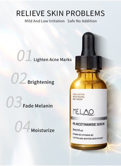 MELAO Nicotinamide Liquid 4% Nicotinamide Essence Moisturizing 30ml Essence Water  - Image 3