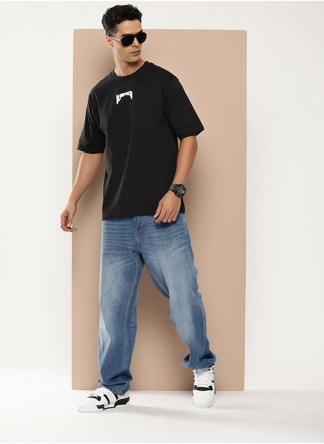 Difference of Opinion Oversized Drop-Shoulder Graphic Print T-Shirt by Styli  - Image 4