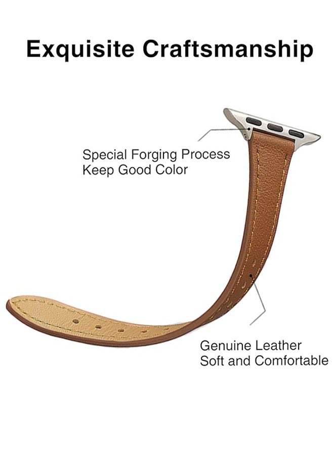 Organizer Leather Band Compatible for Huawei Watch Fit 3 Replacement Bands, Genuine Adjustable Wrist Strap Bands Compatible for Huawei Watch Fit 3 Smartwatch - Image 4