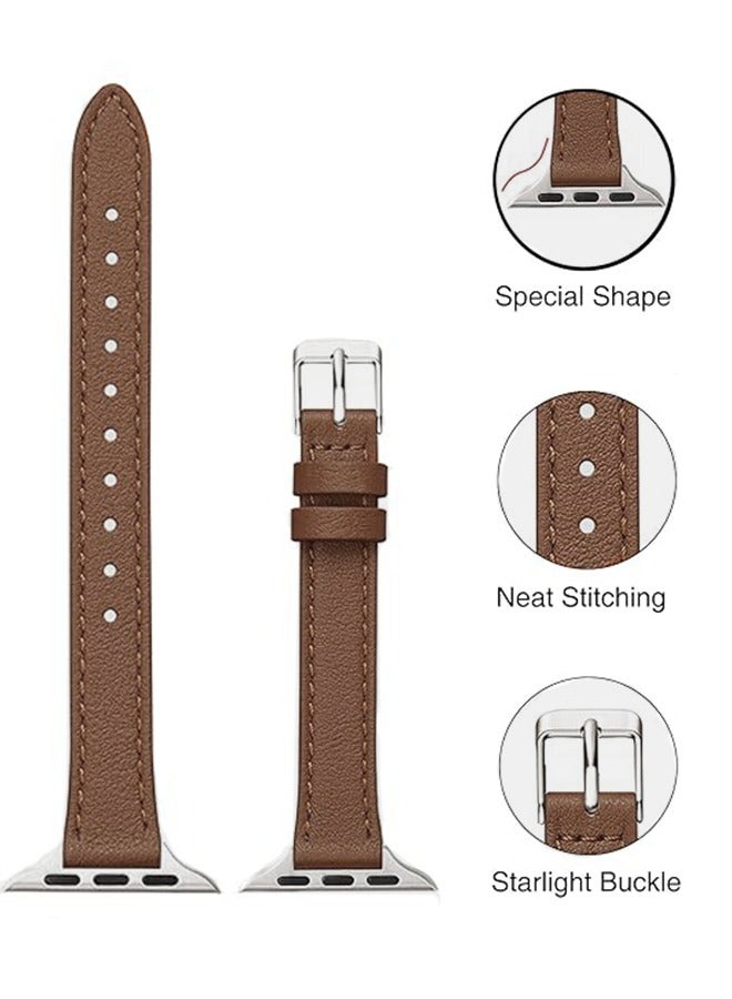 Organizer Leather Band Compatible for Huawei Watch Fit 3 Replacement Bands, Genuine Adjustable Wrist Strap Bands Compatible for Huawei Watch Fit 3 Smartwatch - Image 3