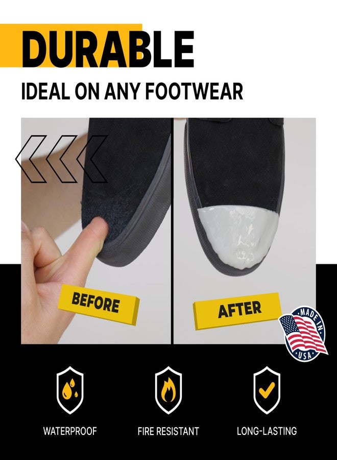 Tuff Toe Boot Protector Guard Cover Dip | Waterproof Shoe Repair Glue Adhesive, 2-pack Black, 9 oz - Image 4