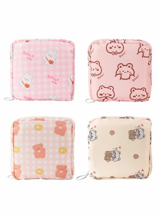 Sanitary Napkin Storage Bag Portable Sanitary Napkin Storage Pouch Pack of 4 Reusable Menstrual Cup Pouch - pzsku/ZBCEDE4DA49DA33D28C27Z/45/_/1715847987/c827f188-bba5-4a10-bdef-a58b4bf82cd8