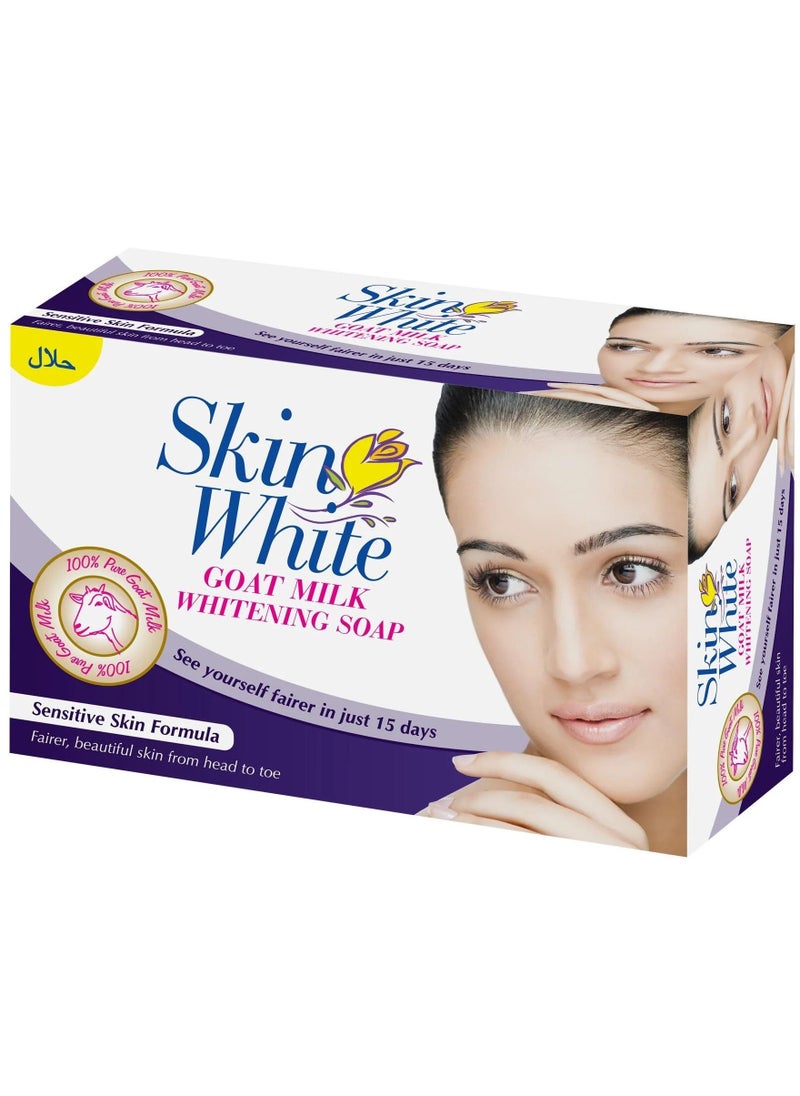 skin white - Goat Milk Whitening Soap Sensitive Skin Formula - Image 1
