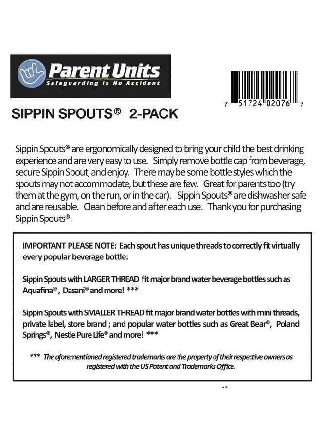 Parent Units New Sippin' Spout Colors May Vary 2 Count (Pack Of 1) - Image 4