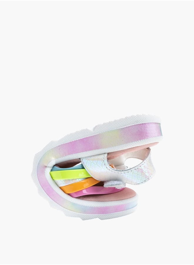 Pablosky - Girls Strap Sandals With Hook And Loop Closure - Image 1