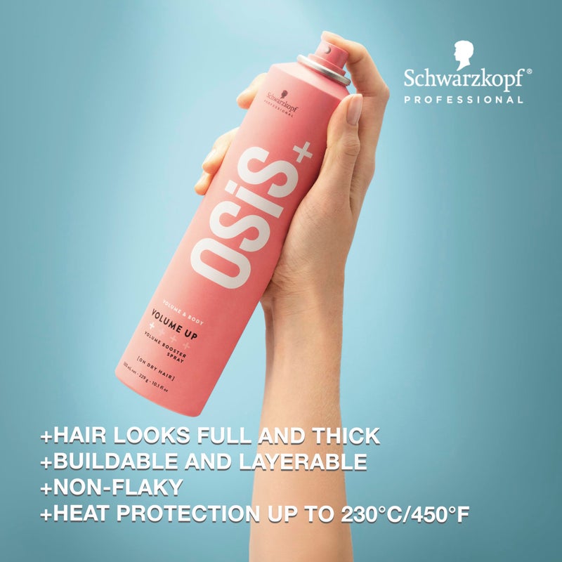 OSiS+ رذاذ تعزيز الحجم، 8.9 أونصة – تحكم مرن وخفيف في التسريحة – حجم ملموس مع حركة وإحساس طبيعي – رذاذ شعر مكثف - Image 3