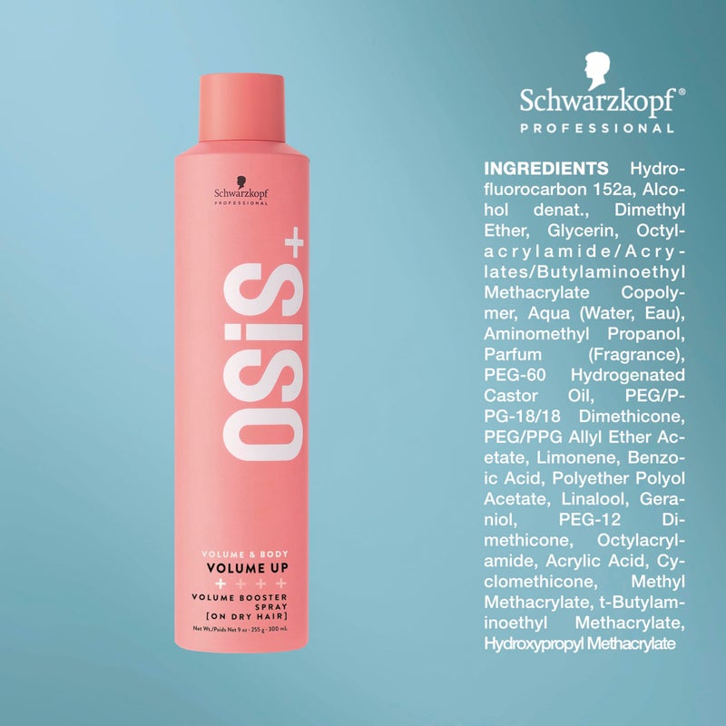 OSiS+ رذاذ تعزيز الحجم، 8.9 أونصة – تحكم مرن وخفيف في التسريحة – حجم ملموس مع حركة وإحساس طبيعي – رذاذ شعر مكثف - Image 5