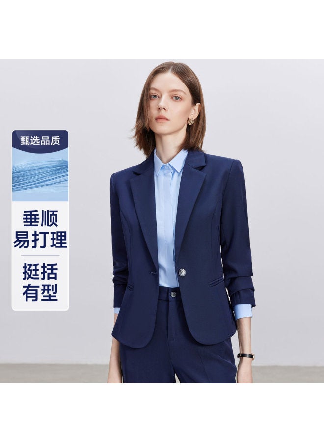 Fapai Top + Skirt] Elegant Commuter Women's Suit Business Casual Fashion Versatile Easy-care Skirt - Image 2
