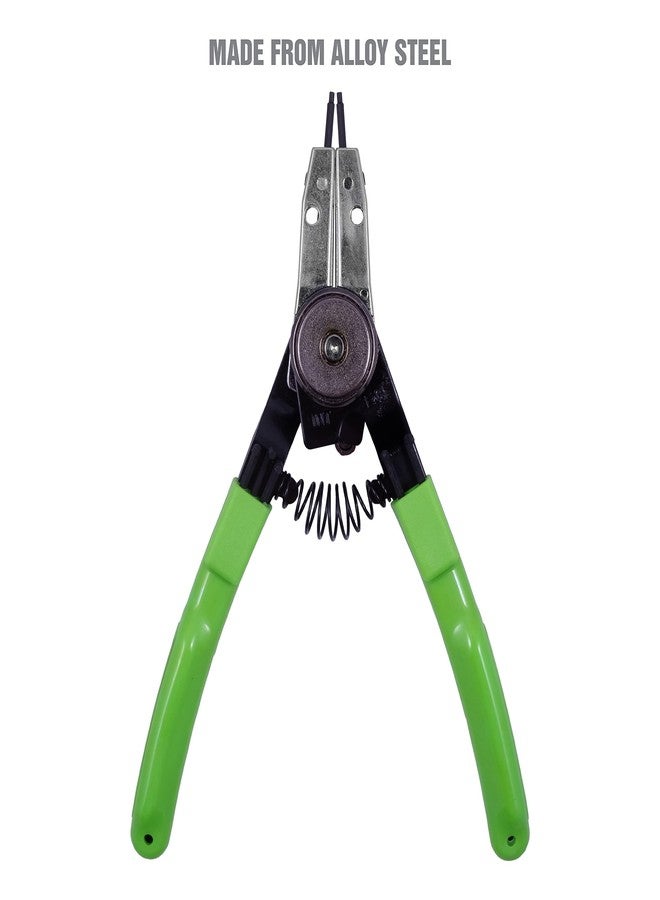 OEMTOOLS 25097 Professional Internal and External Snap Ring Pliers, Useful as Outside or Inside Snap Ring Pliers, Specialty Pliers Set with 7 Bits - Image 2