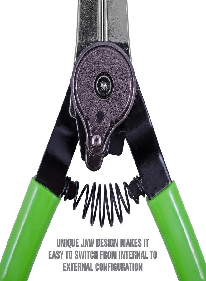 OEMTOOLS 25097 Professional Internal and External Snap Ring Pliers, Useful as Outside or Inside Snap Ring Pliers, Specialty Pliers Set with 7 Bits - Image 4