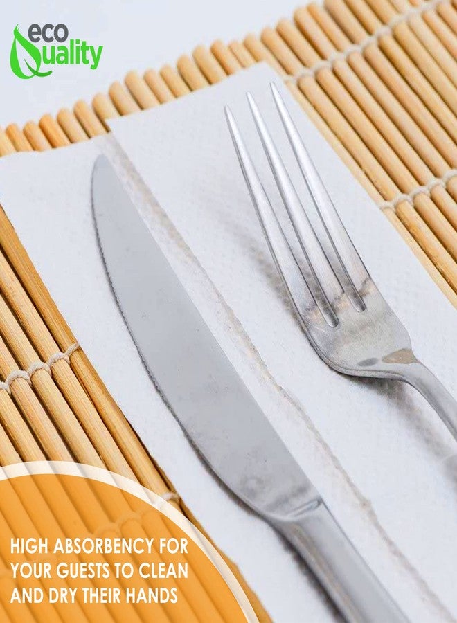 EcoQuality White Low Fold Dispenser Napkins,400/pack 1-Ply, 3 1/2 x 5 in, Dispenser Napkin Refill, Everyday Napkins, Perfect for Restaurants, Diners, Bodegas & Home - Image 5