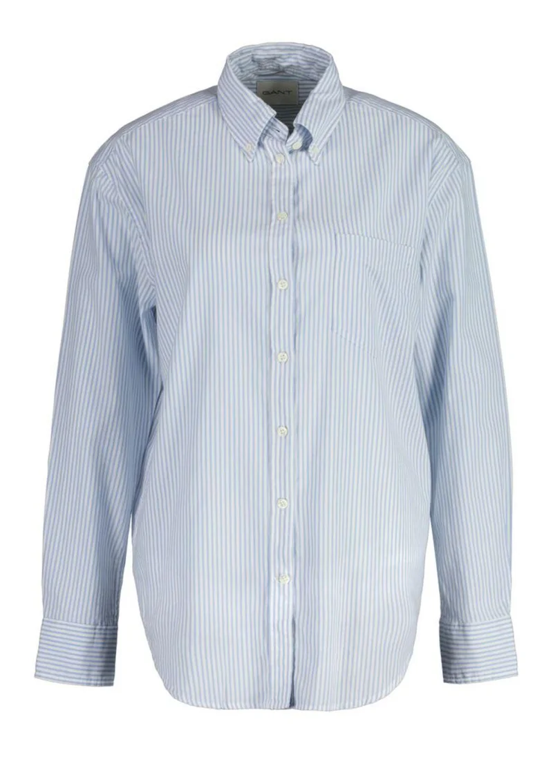 GANT Gant Relaxed Fit Striped Luxury Oxford Shirt