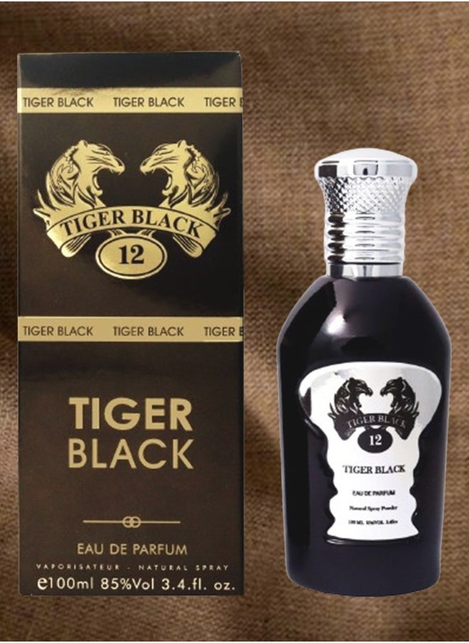 TIGER - 5 Pieces Tiger Black Perfume 100ml EDP - Image 1