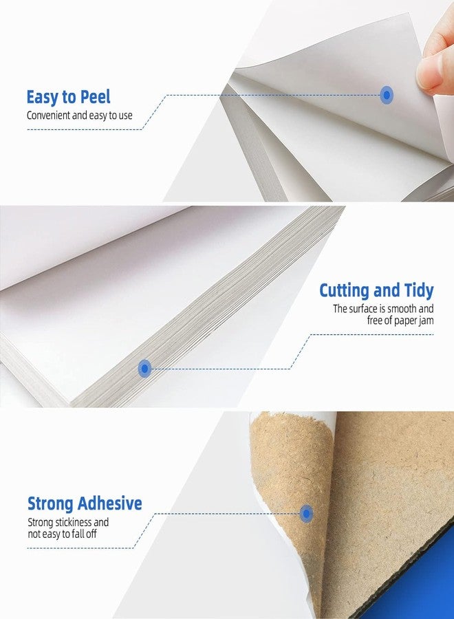 Printholic 6 Per Sheet Label Address Labels 3-1/3" x 4" Self Adhesive Sheets Shipping Labels Easy Peel & Feed White Stickers for Laser & Inkjet Printers (500 Sheets, 3000 Labels) - Image 4