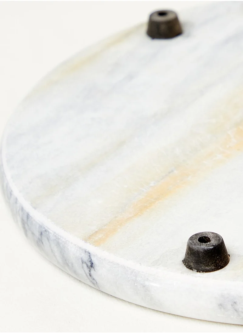 Premier Marble Round Chopping Board 30Cm