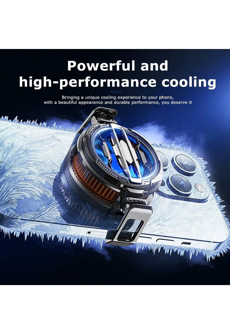 Memo CX07 Cell Phone Magnetic Cooler Fan 15W Fast Cooling Semiconductor Heatsink Radiator Fit For All Smart Phone and Tab For Gaming  - Image 2