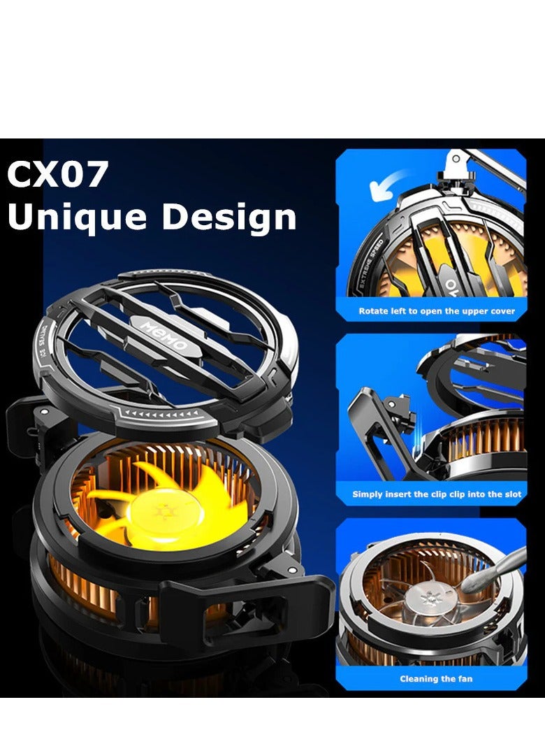 Memo CX07 Cell Phone Magnetic Cooler Fan 15W Fast Cooling Semiconductor Heatsink Radiator Fit For All Smart Phone and Tab For Gaming  - Image 3