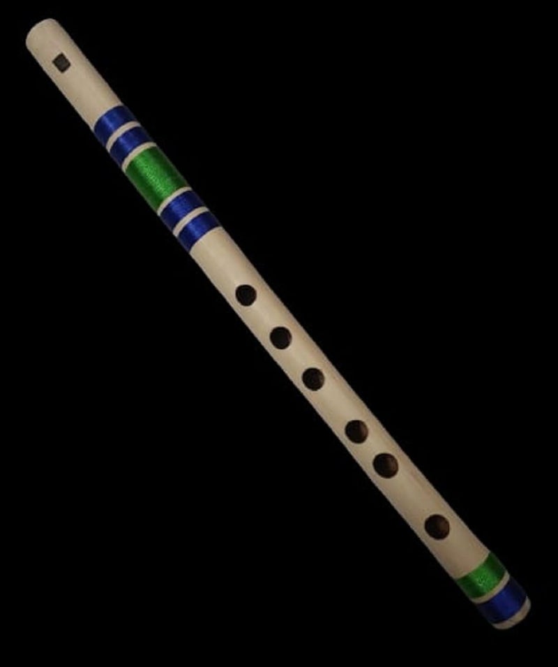 IBDA فلوت الخيزران المباشر | نغمة ب | للطفل/المبتدئين | 14 بوصة بانسوري | آلة موسيقية باسوري - Image 1