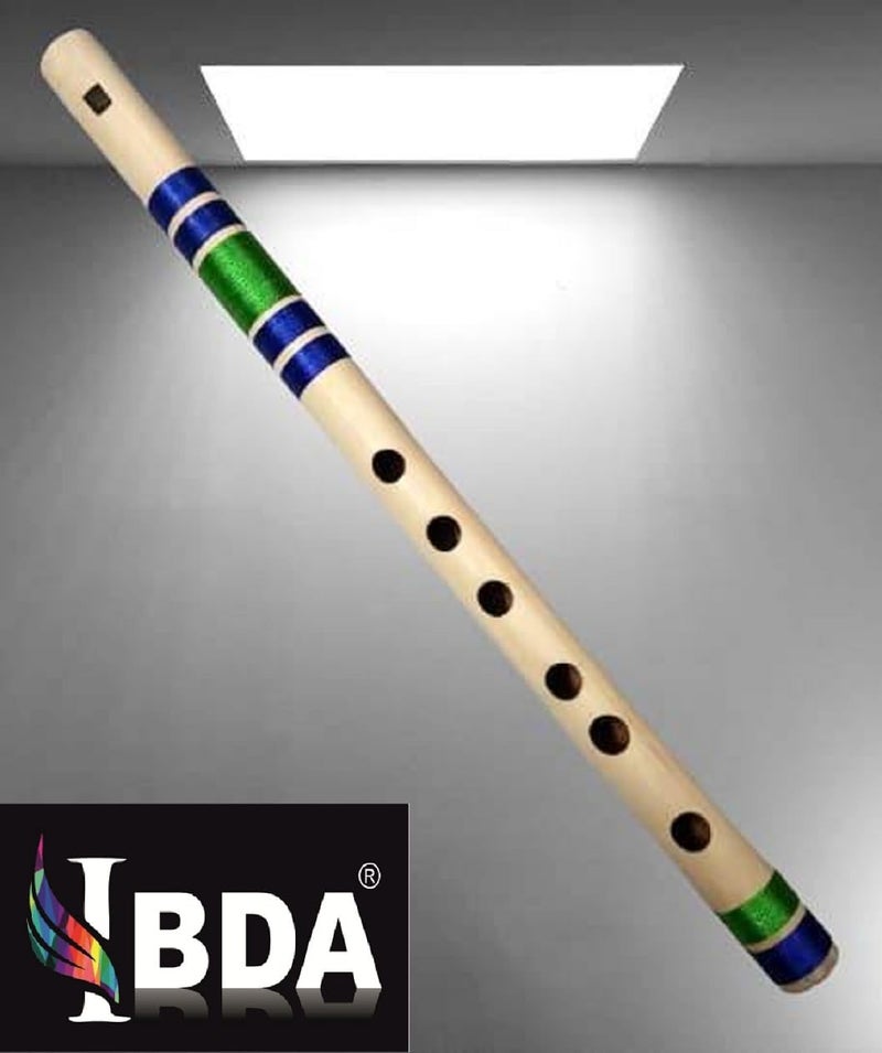 IBDA فلوت الخيزران المباشر | نغمة ب | للطفل/المبتدئين | 14 بوصة بانسوري | آلة موسيقية باسوري - Image 2