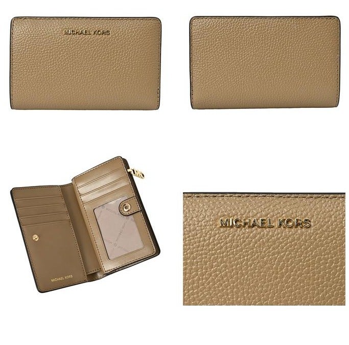 Michael Kors Cappuccino leather wallet- 32R4G8ED6L-HUSK - Image 4