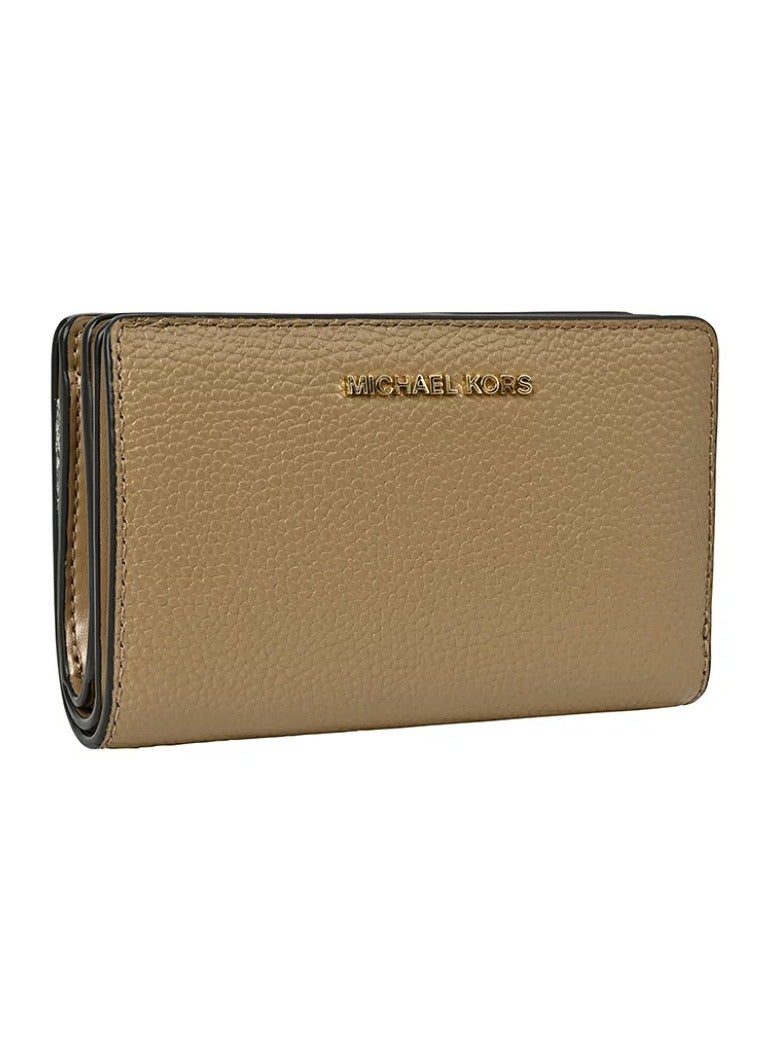 Michael Kors Cappuccino leather wallet- 32R4G8ED6L-HUSK - Image 1