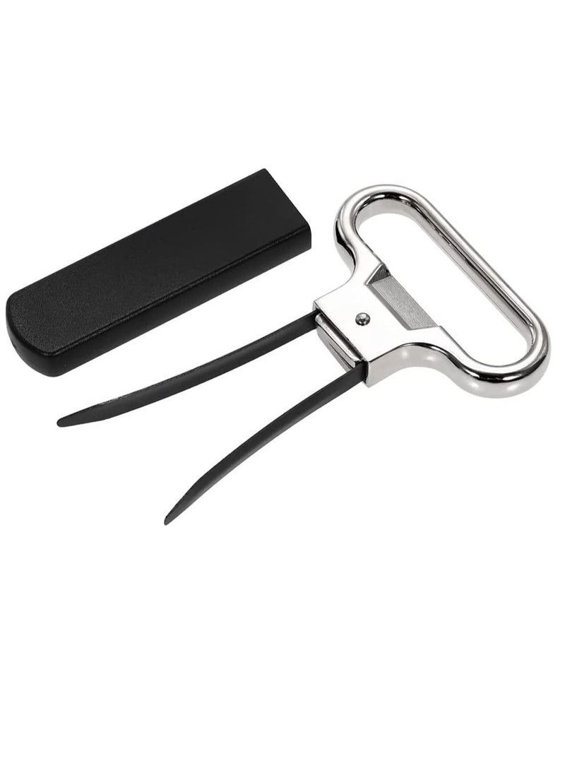 NIBEMINENT Bottle Opener Bundle of 2 Premium Two-Prong Corkscrew Remover All-in-one Cork Puller Damaged Old Set House Warming Gift - Image 2