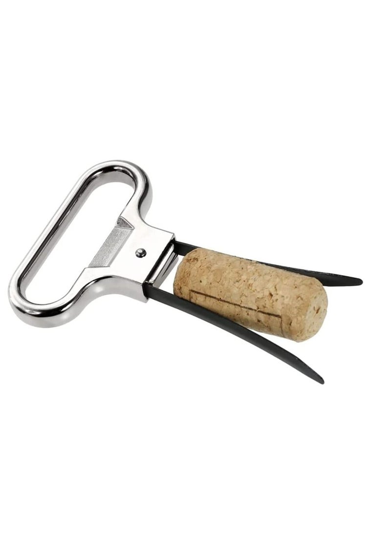 NIBEMINENT Bottle Opener Bundle of 2 Premium Two-Prong Corkscrew Remover All-in-one Cork Puller Damaged Old Set House Warming Gift - Image 1