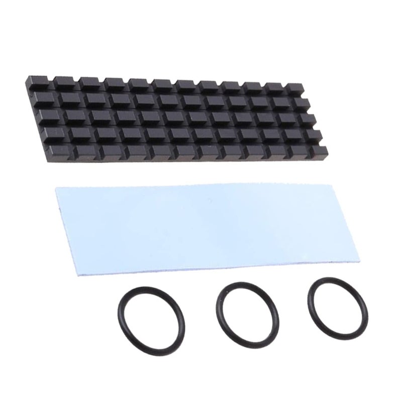 Graphene Coated Copper SSD Heat Sink with Cooling Fin and Air Duct Design - Image 2