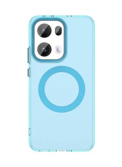 OCTOBER غطاء مغناطيسي متوافق مع OPPO Reno 13 Pro 5G، مع مغناطيس مدمج، وسائد هوائية في الزوايا الأربع، غطاء شفاف مضاد للسقوط لـ OPPO Reno 13 Pro. 