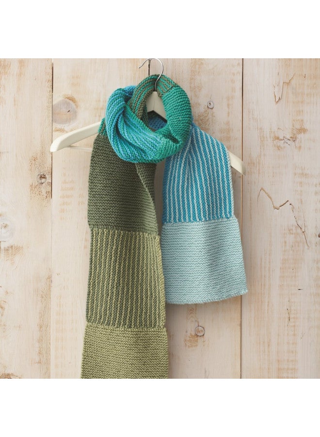 Lily Sugar 'N Cream The Original Solid Yarn, 2.5oz, Medium 4 Gauge, 100% Cotton - Sage Green - Machine Wash & Dry - Image 4