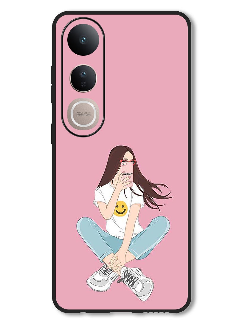 Theodor Case Compatible with Vivo V50 Lite Protection Shockproof Bumper Cover Selfie - Image 1