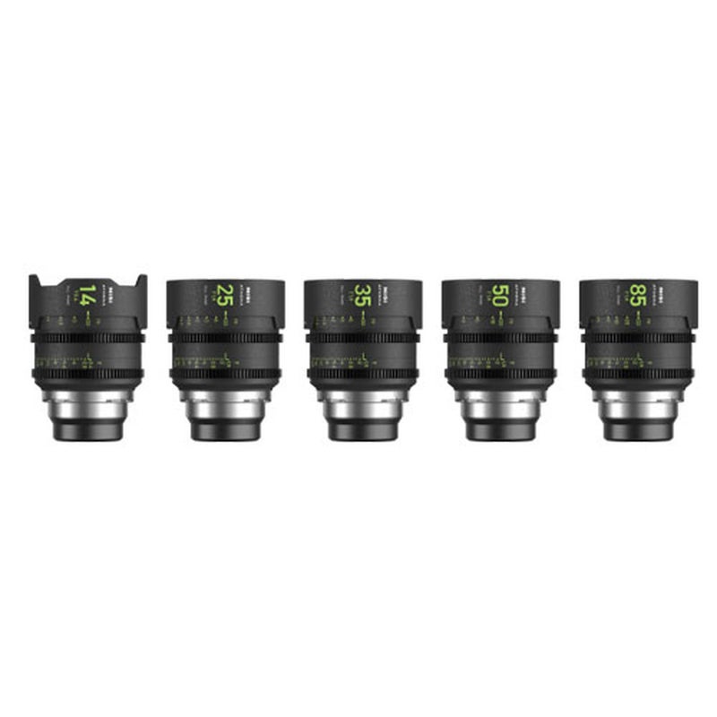 NISI ATHENA PRIME SET PL-Mount (14/T2.4 - 25/T1.9 - 35/T1.9 - 50/T1.9 - 85/T1.9) - Image 2