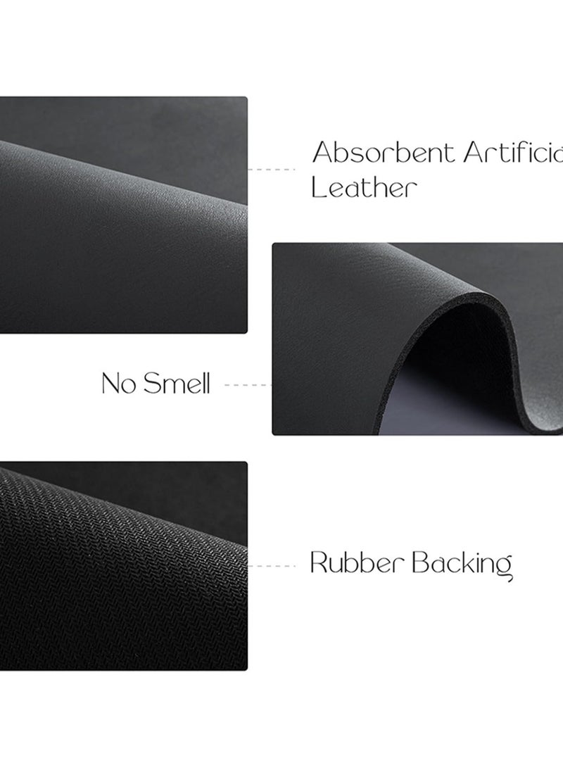 Beauenty Washer or Dryer Top Mat Cover, Anti-Slip Washing Machine Dust-Proof Top Cover, 23.6" x 23.6" Grey Washer Dryer Top Covers for Home Kitchen Laundry Room - Image 2