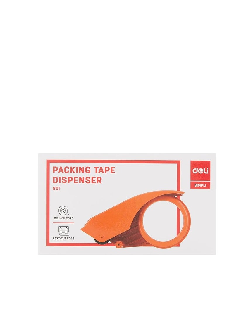 Deli Portable Packing Tape Dispenser Assorted Colours - Image 1