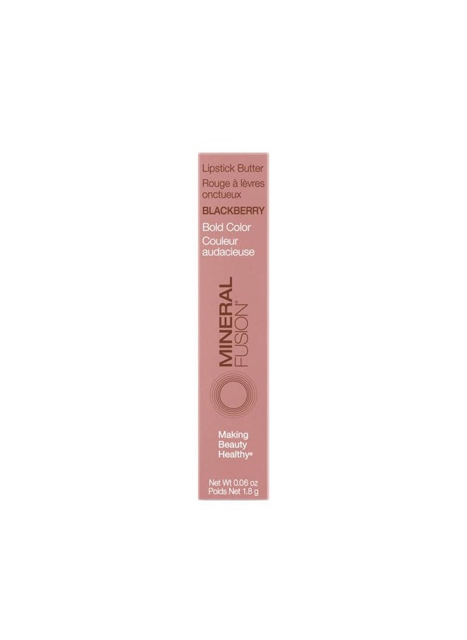 Mineral Fusion Lipstick Butter, Blackberry, 0.06 Ounce  - Image 2
